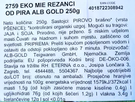 Tjestenina noodles od pira 250 g